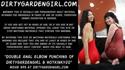 Double anal exercise among dirtygardengirl hotkinkyjo